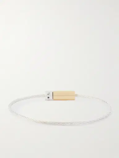 LE GRAMME 7G Sterling Silver and 18-Karat Gold Bracelet - Men | Thumbnail 3 LE GRAMME 7G Sterling Silver and 18-Karat Gold Bracelet - Men | Thumbnail 3