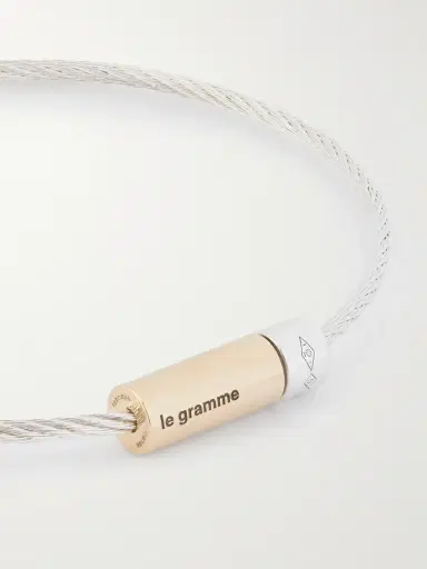 LE GRAMME 7G Sterling Silver and 18-Karat Gold Bracelet - Men | Thumbnail 4 LE GRAMME 7G Sterling Silver and 18-Karat Gold Bracelet - Men | Thumbnail 4