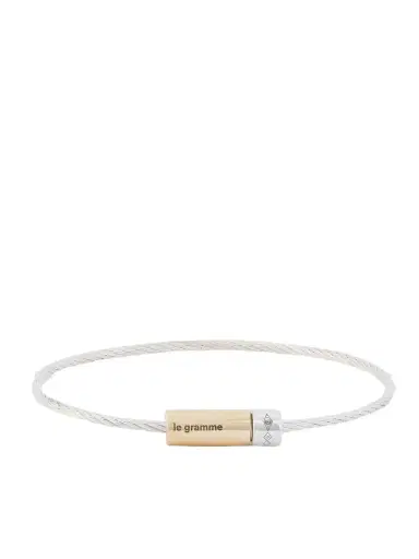 LE GRAMME 7G Sterling Silver and 18-Karat Gold Bracelet - Men | Thumbnail 1 LE GRAMME 7G Sterling Silver and 18-Karat Gold Bracelet - Men | Thumbnail 1