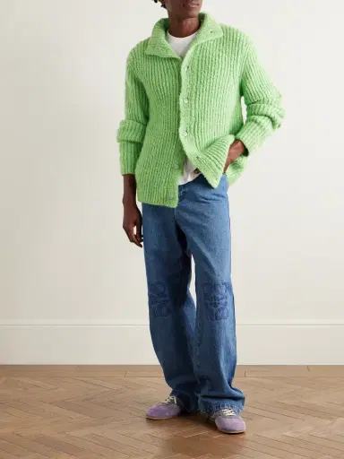 God’s True Cashmere Cloud Ribbed Cashmere Cardigan - Men | Thumbnail 2 God’s True Cashmere Cloud Ribbed Cashmere Cardigan - Men | Thumbnail 2