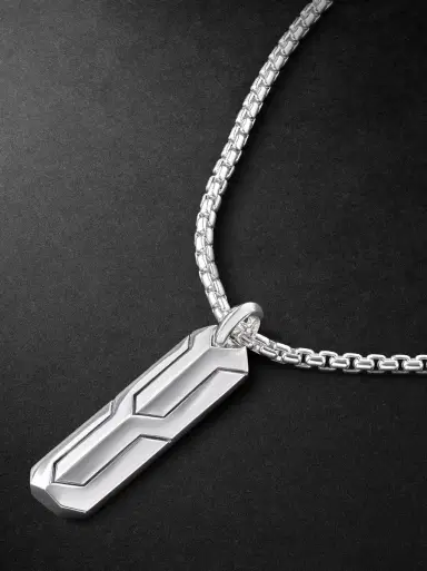 John Hardy Icon 50 Sterling Silver Pendant Necklace - Men | Thumbnail 4 John Hardy Icon 50 Sterling Silver Pendant Necklace - Men | Thumbnail 4
