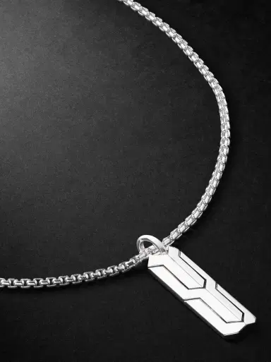 John Hardy Icon 50 Sterling Silver Pendant Necklace - Men | Thumbnail 1 John Hardy Icon 50 Sterling Silver Pendant Necklace - Men | Thumbnail 1