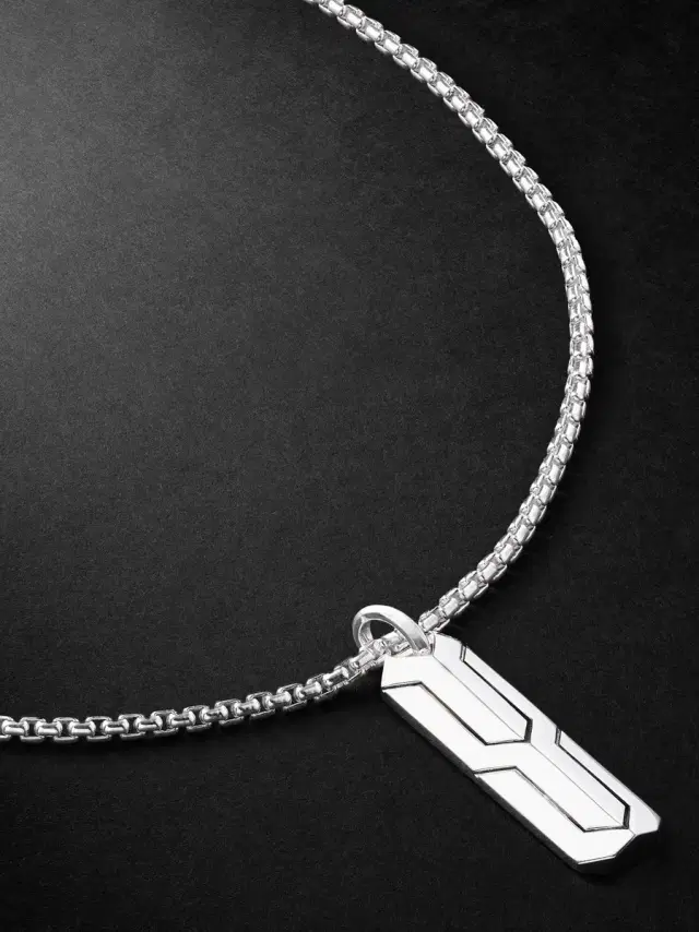 John Hardy Icon 50 Sterling Silver Pendant Necklace - Men