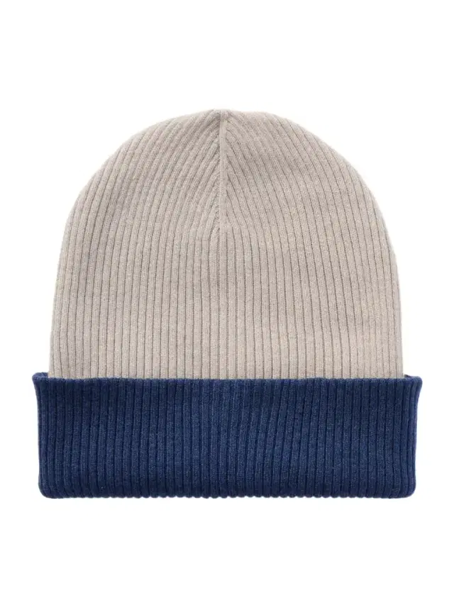 Brunello Cucinelli Reversible Ribbed Cashmere Beanie - Men