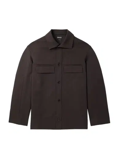 Zegna Cotton-Twill Overshirt - Men | Thumbnail 1