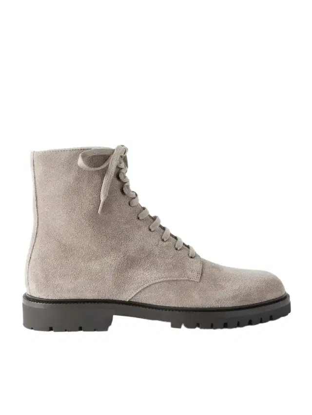 Brunello Cucinelli Pedula Waxed-Suede Lace-Up Boots - Men