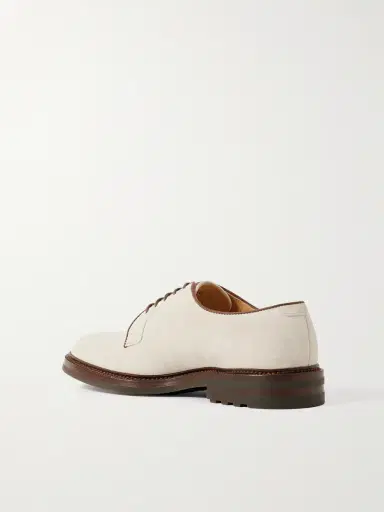 Brunello Cucinelli Suede Derby Shoes - Men | Thumbnail 4