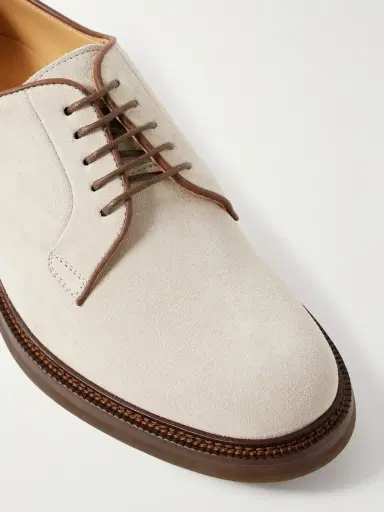 Brunello Cucinelli Suede Derby Shoes - Men | Thumbnail 5