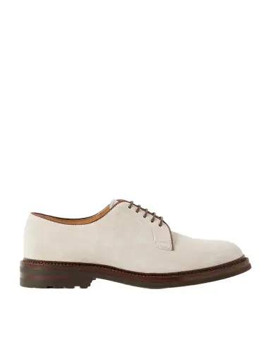 Brunello Cucinelli Suede Derby Shoes - Men | Thumbnail 1