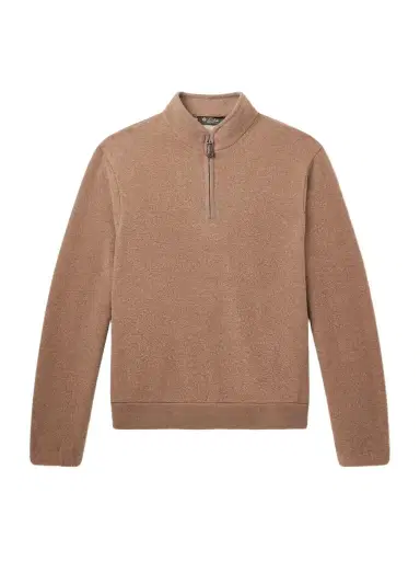 Loro Piana North Woods Virgin Wool-Blend Half-Zip Sweater - Men | Thumbnail 1 Loro Piana North Woods Virgin Wool-Blend Half-Zip Sweater - Men | Thumbnail 1