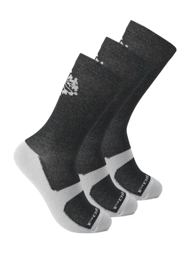 Portal Pattern Active Three-Pack Jacquard-Knit Socks - Men