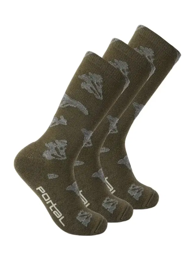 Portal Ritual Three-Pack Stretch Merino Wool-Blend Socks - Men