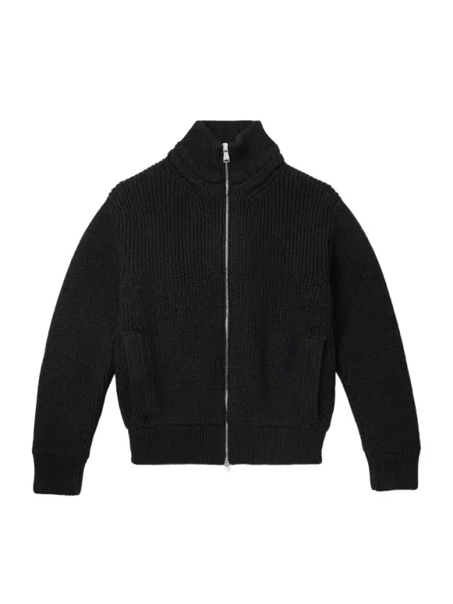 Wool Zip-Up Sweater - Men