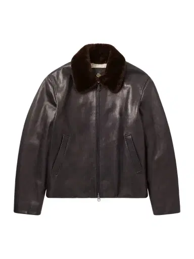 Loro Piana Baydan Shearling-Trimmed Aviator Jacket - Men | Thumbnail 1