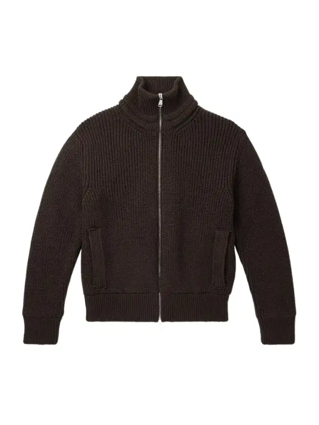 Camionaire Ribbed Wool Zip-Up Sweater - Men