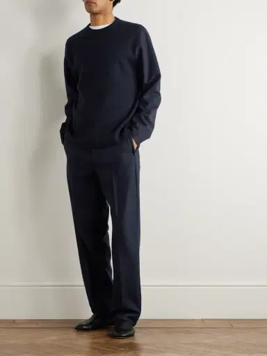 Loro Piana Breia Tapered Wool and Cashmere-Blend Trousers - Men | Thumbnail 2 Loro Piana Breia Tapered Wool and Cashmere-Blend Trousers - Men | Thumbnail 2