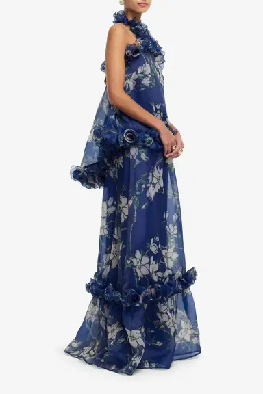 LEO LIN Michelle Ruffled Halterneck Top | Thumbnail 7 LEO LIN Michelle Ruffled Halterneck Top | Thumbnail 7