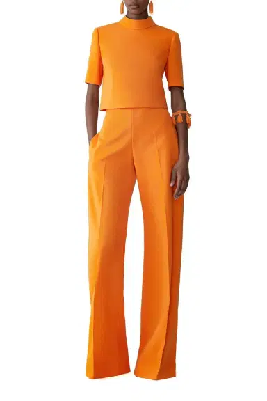 Carolina Herrera Mock Neck Crop Top | Thumbnail 2