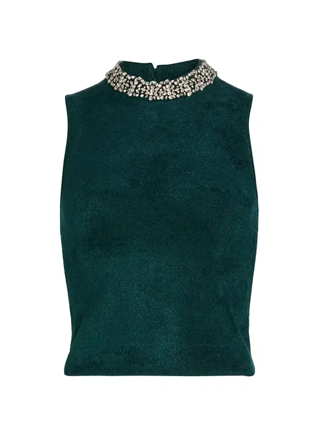 Women's Rema Halterneck Top - Emerald