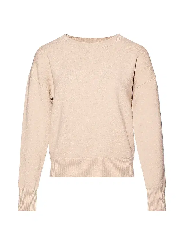 Yves Salomon Women's Wool Crewneck Sweater - Ficelle