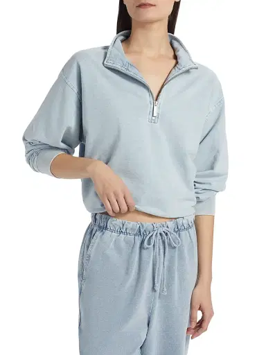 Stellae Dux Women's Quarter-Zip Long-Sleeve Sweatshirt | Thumbnail 3 Stellae Dux Women's Quarter-Zip Long-Sleeve Sweatshirt | Thumbnail 3