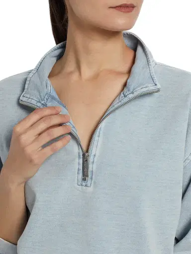 Stellae Dux Women's Quarter-Zip Long-Sleeve Sweatshirt | Thumbnail 6 Stellae Dux Women's Quarter-Zip Long-Sleeve Sweatshirt | Thumbnail 6