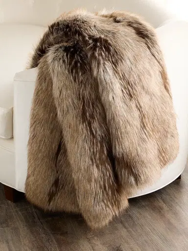 Lyla Grant Fur-Free Faux Fox Throw | Thumbnail 1 Lyla Grant Fur-Free Faux Fox Throw | Thumbnail 1