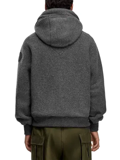 Canada Goose Men's Chilliwack Kind Fleece Bomber Jacket - Quarry Grey - Size XL | Thumbnail 5