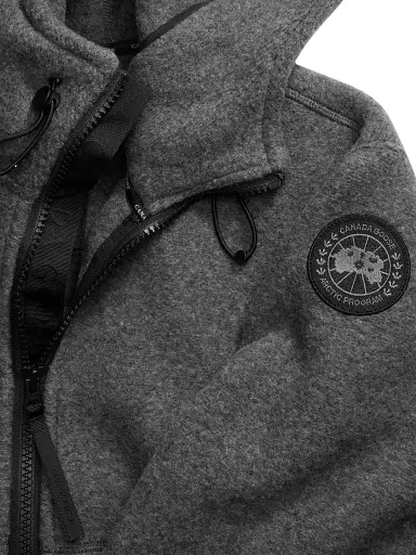 Canada Goose Men's Chilliwack Kind Fleece Bomber Jacket - Quarry Grey - Size XL | Thumbnail 7