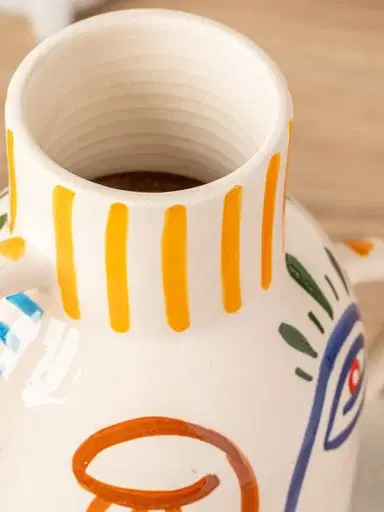 Verve Culture Moroccan Handpainted Visage Vase - Assorted | Thumbnail 5