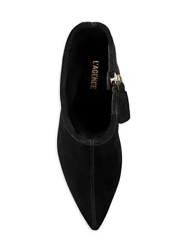 L'Agence Women's Severine 90MM Suede Mules | Thumbnail 4 L'Agence Women's Severine 90MM Suede Mules | Thumbnail 4