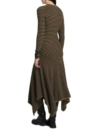 Proenza Schouler Women's Didi Handkerchief Hem Striped Maxi Dress | Thumbnail 5