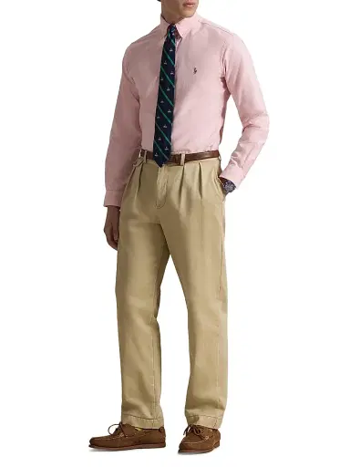 Polo Ralph Lauren Men's Custom-Fit Cotton Oxford Shirt | Thumbnail 2