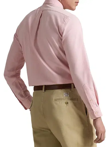 Polo Ralph Lauren Men's Custom-Fit Cotton Oxford Shirt | Thumbnail 4