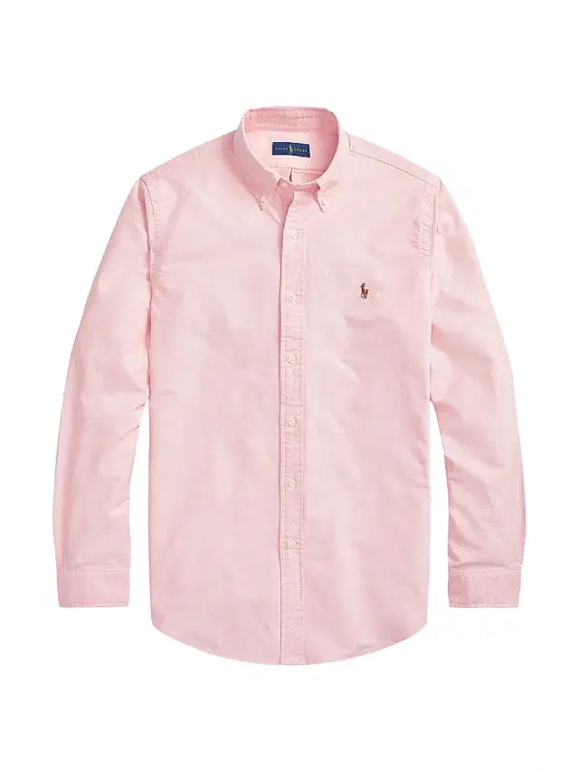 Men's Custom-Fit Cotton Oxford Shirt - Pink