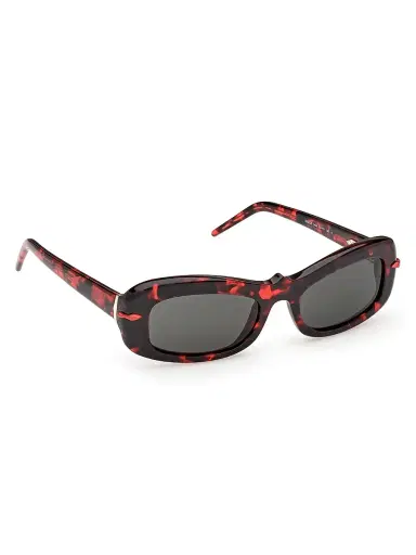 Christian Louboutin Women's Kate 52MM Rectangular Sunglasses - Red Black | Thumbnail 8 Christian Louboutin Women's Kate 52MM Rectangular Sunglasses - Red Black | Thumbnail 8