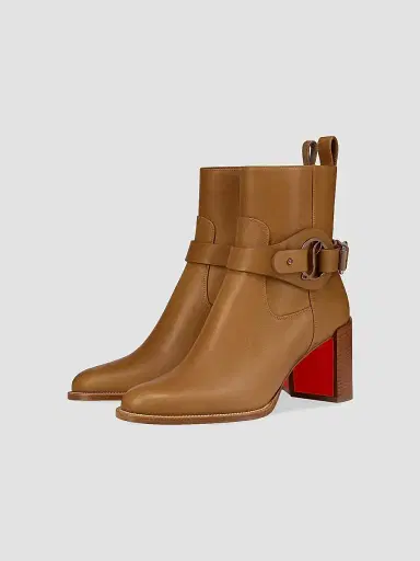 Christian Louboutin Women's Dianouchette 70MM Waxed leather Booties | Thumbnail 2