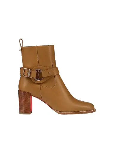 Christian Louboutin Women's Dianouchette 70MM Waxed leather Booties | Thumbnail 1