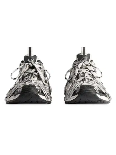 Balenciaga Women's 3XL Extreme Laces Logo Sneakers - White Multicolor - Size 11 | Thumbnail 3 Balenciaga Women's 3XL Extreme Laces Logo Sneakers - White Multicolor - Size 11 | Thumbnail 3