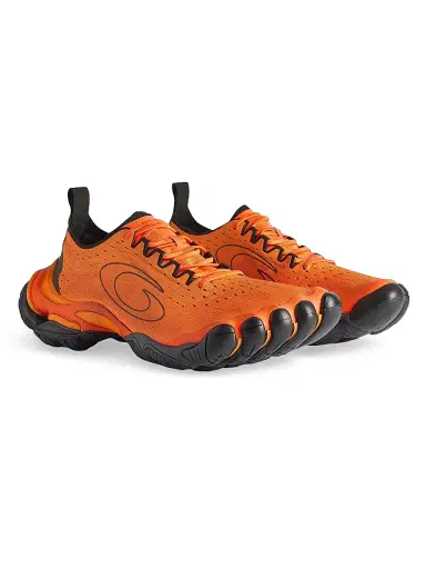 Balenciaga Men's Anatomic Runner Sneakers - Orange | Thumbnail 2