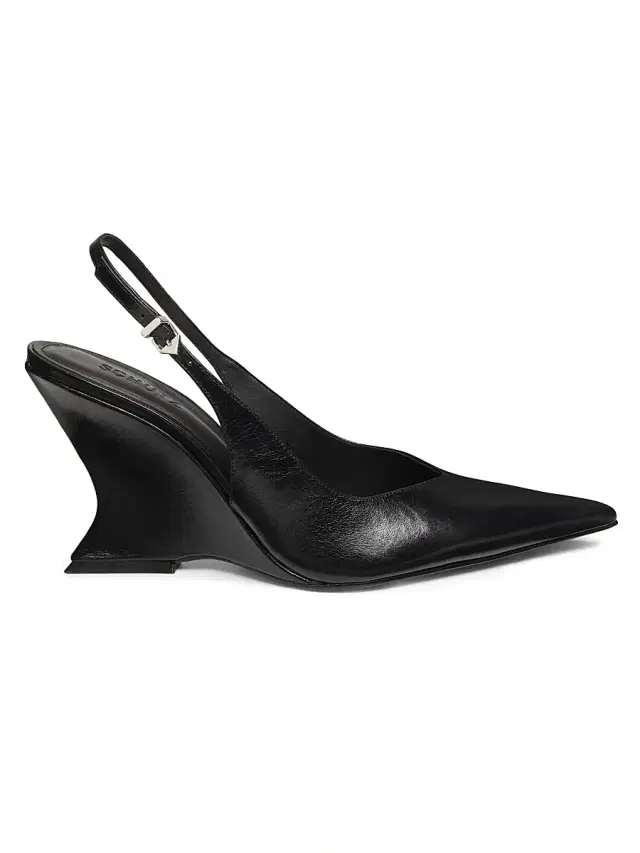 Schutz Women's Siena 115MM Leather Slingback Pumps - Black