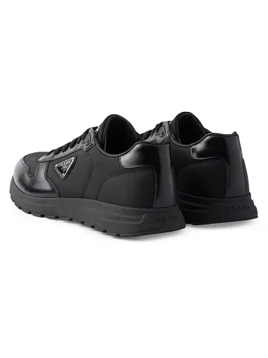 Prada Men's Prax Re-Nylon and Leather Sneakers - Black - Size 12.5 | Thumbnail 3 Prada Men's Prax Re-Nylon and Leather Sneakers - Black - Size 12.5 | Thumbnail 3