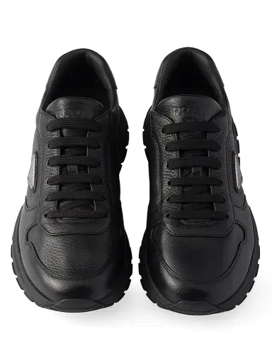 Prada Men's Prax 2.0 Leather Sneakers | Thumbnail 2 Prada Men's Prax 2.0 Leather Sneakers | Thumbnail 2