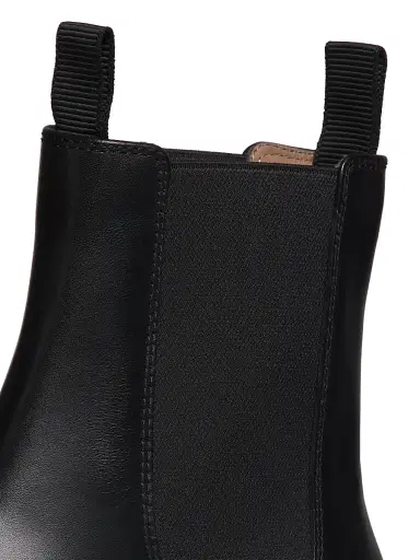 Gianvito Rossi Men's Chester Leather Chelsea Boots - Black - Size 10.5 | Thumbnail 5