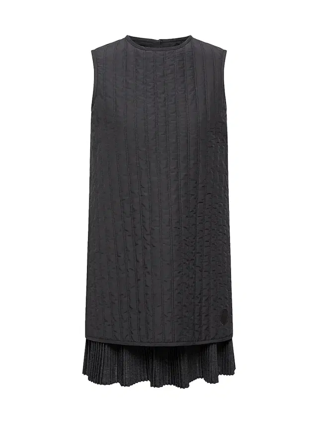 Women's Down-Filled Mini Dress - Black