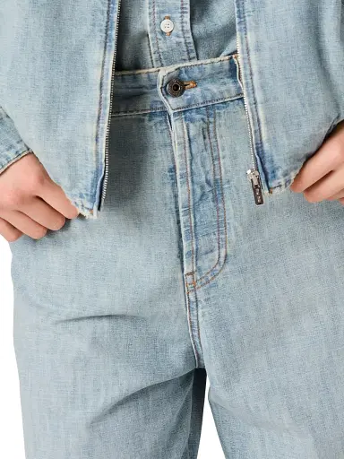 Miu Miu Women's Chambray Jeans - Blue - Size 27 | Thumbnail 5 Miu Miu Women's Chambray Jeans - Blue - Size 27 | Thumbnail 5