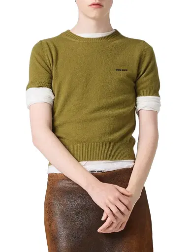 Miu Miu Women's Cashmere Sweater | Thumbnail 2