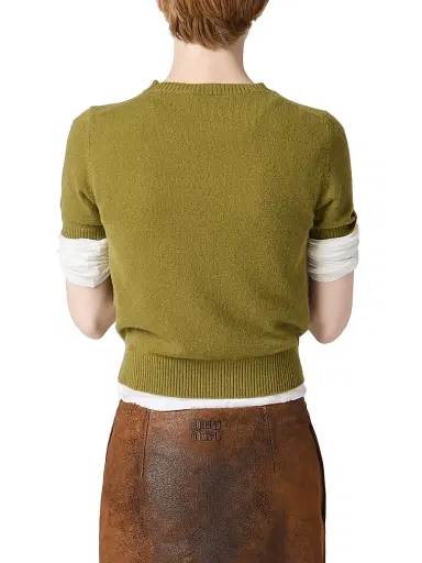 Miu Miu Women's Cashmere Sweater | Thumbnail 3