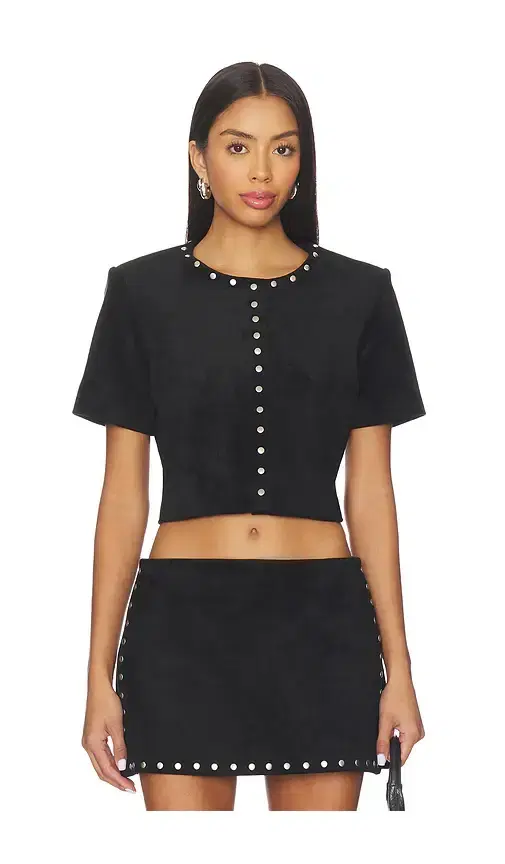 Amanda Uprichard Braswell Suede Top