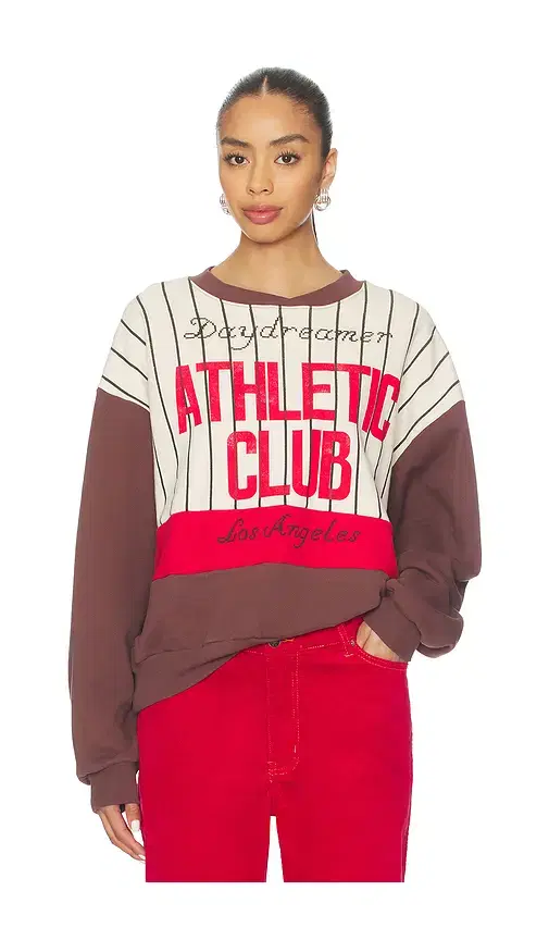 DAYDREAMER Athletic Club Colorblocked Sweatshirt
